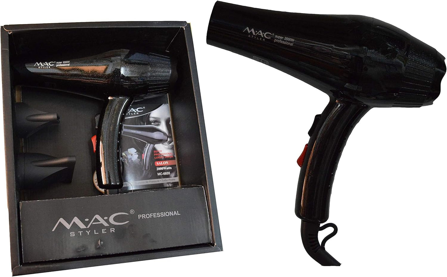 MAC Styler Luxury Hair Dryer MC-6655 Mask Queen Nepal