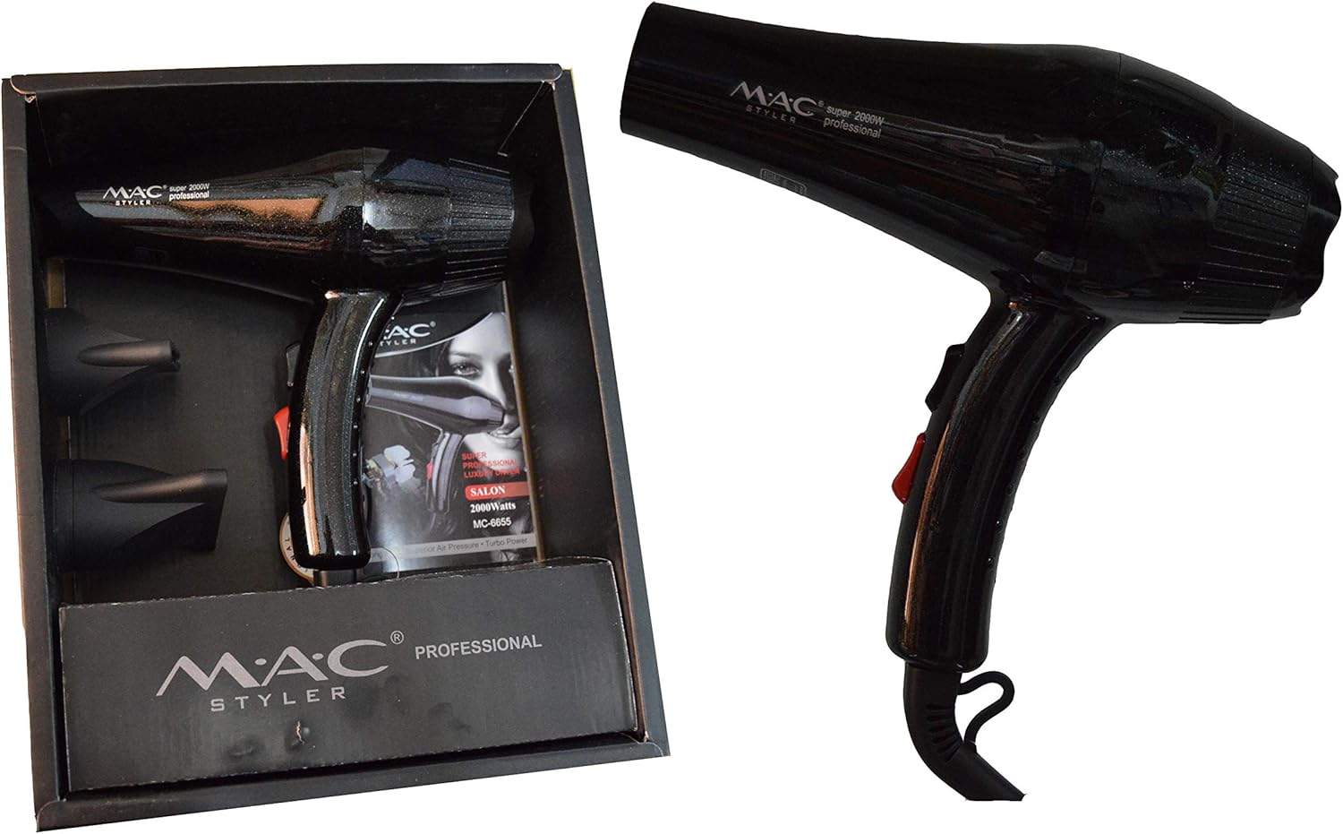 MAC Styler Luxury Hair Dryer MC-6655 Mask Queen Nepal