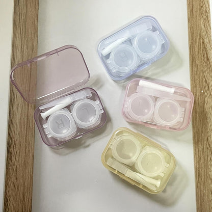 Colorful Contact Lens Cases Portable Mini Contact Lens Soak Storage Kit Mask Queen Nepal