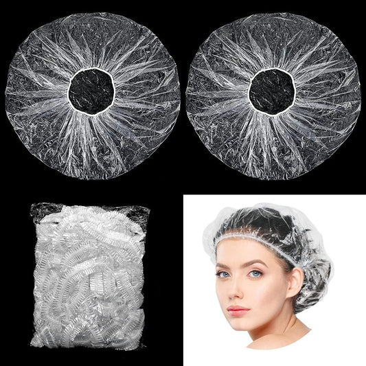 Shower Cap Clear 50 Pcs Mask Queen Nepal