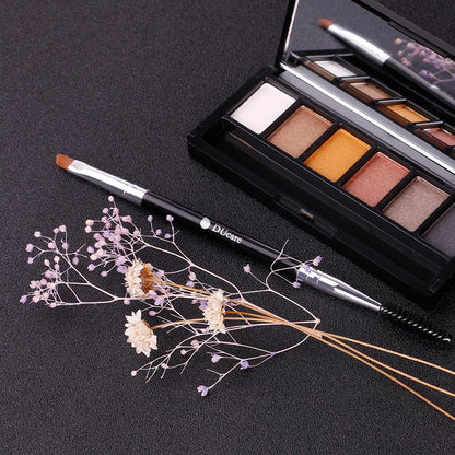 DUcare Eyebrow Brush Dual Ended Angled & Spoolie Brush Easy Beauty Nepal