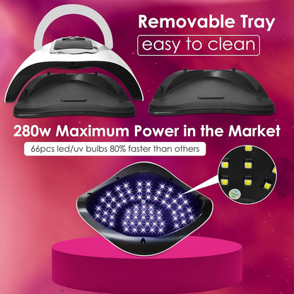 SUN X11 MAX UV LED Nail Dryer With 66LEDS Mask Queen Nepal