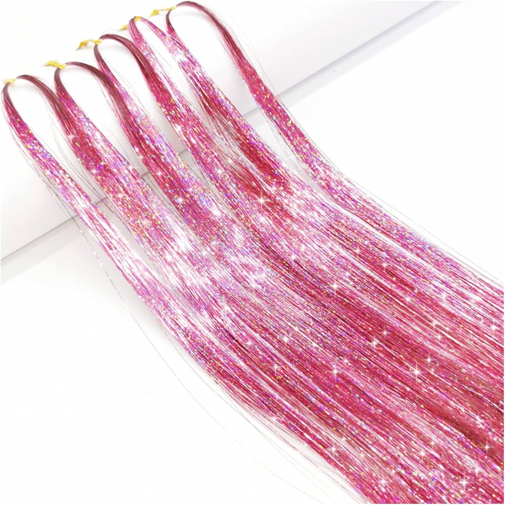 Glitter Fiber Hair Tinsel Thin Hair Extensions Mask Queen Nepal