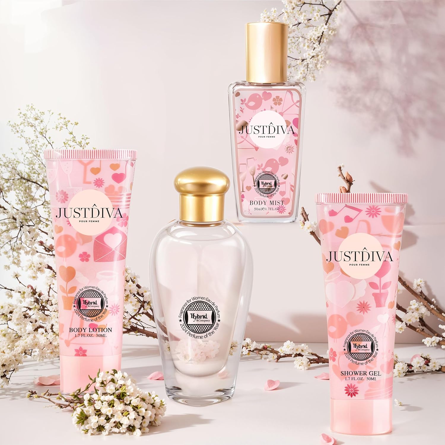 V.V Love 4Pcs Self Care Gift Set 4*50ml Easy Beauty Nepal