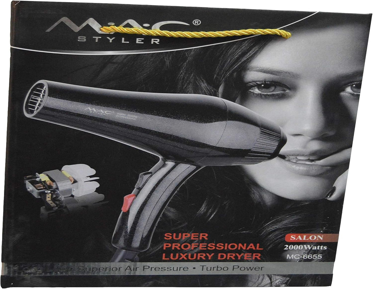 MAC Styler Luxury Hair Dryer MC-6655 Mask Queen Nepal