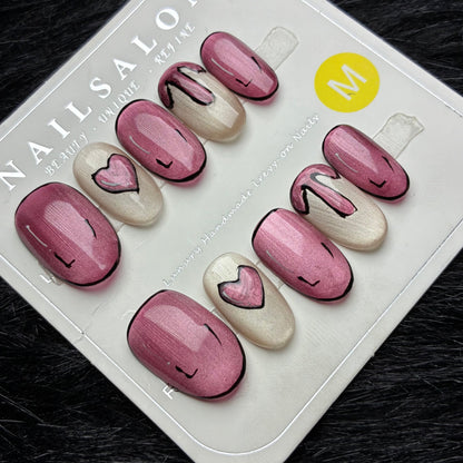 Press On Nails 10Pcs Code-Number (2000+) Easy Beauty Nepal