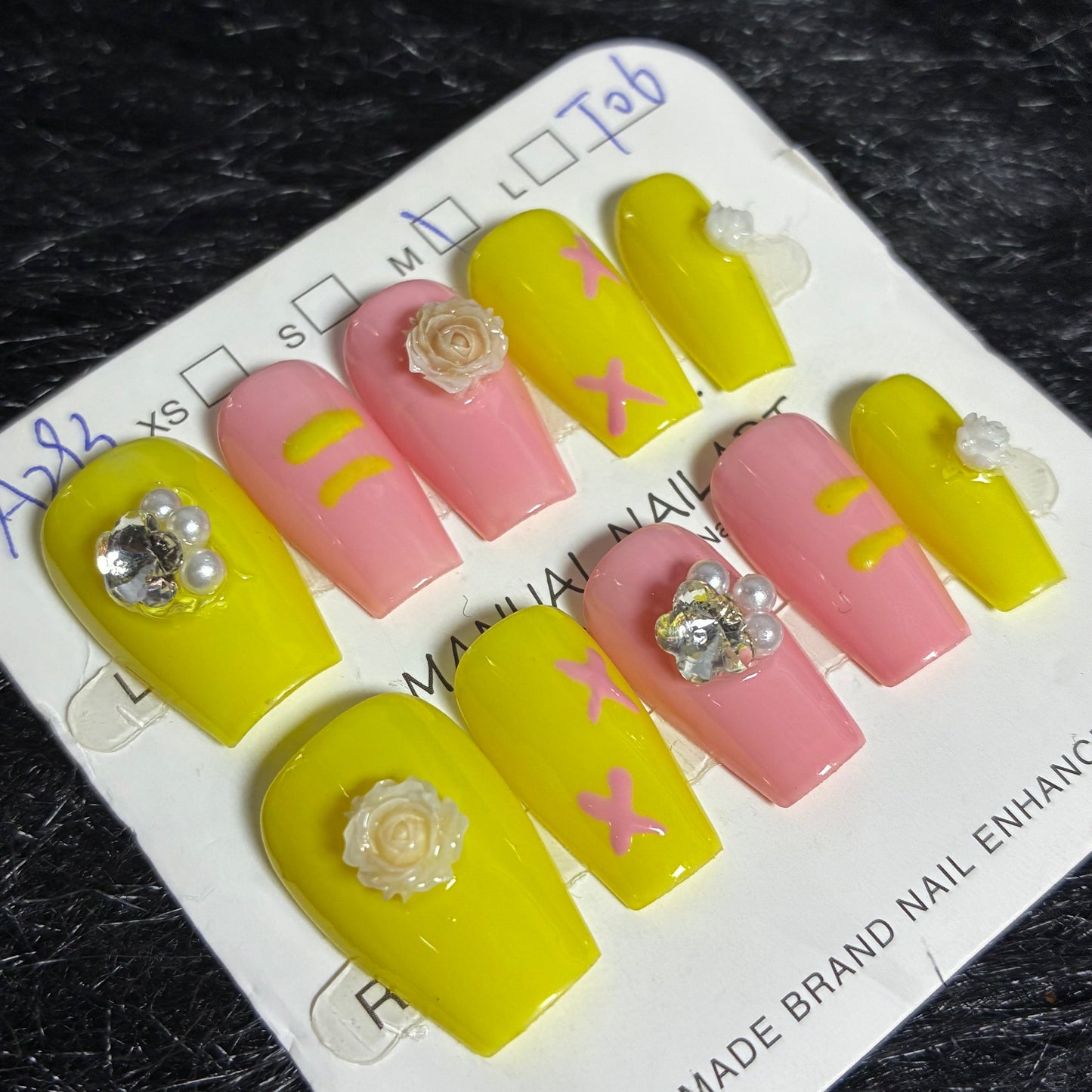Press On Nails 10Pcs Code-C Easy Beauty Nepal