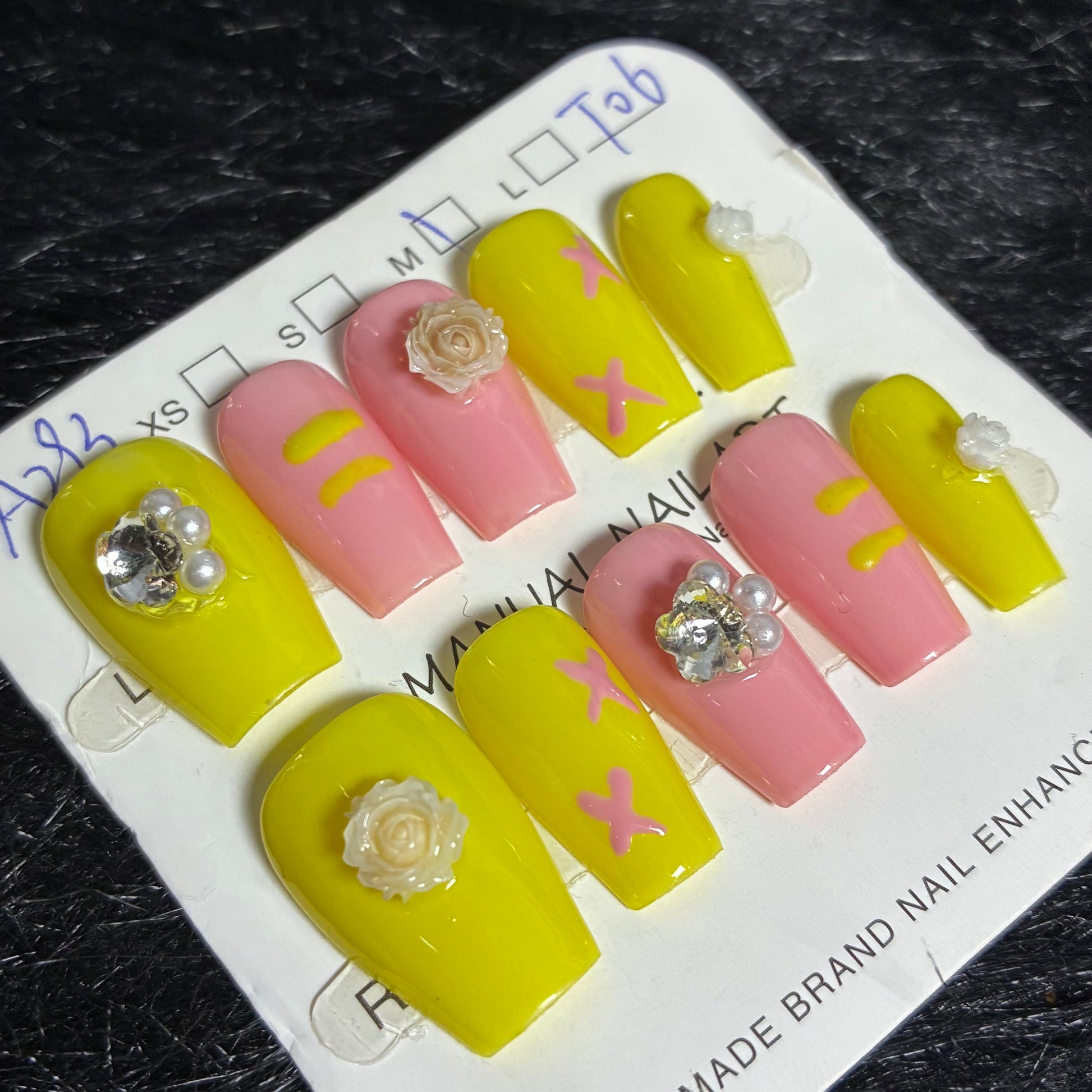 Press On Nails 10Pcs Code-C Easy Beauty Nepal