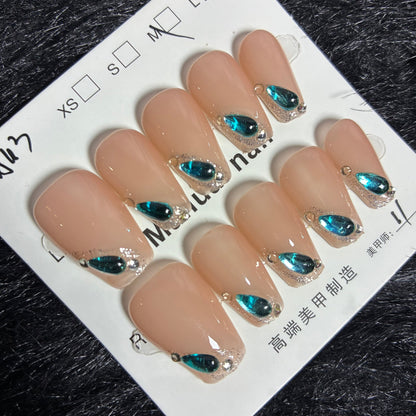 Press On Nails 10Pcs Code-L (060+) Easy Beauty Nepal