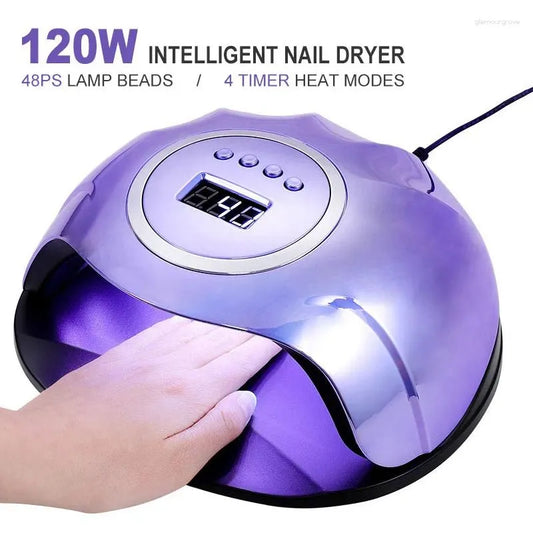 Nail Phototherapy Machine 120W Nail Lamp Mask Queen Nepal