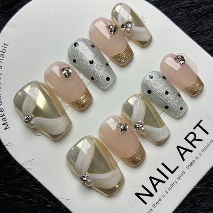 Press On Nails 10Pcs Code-Number (1000+) Easy Beauty Nepal