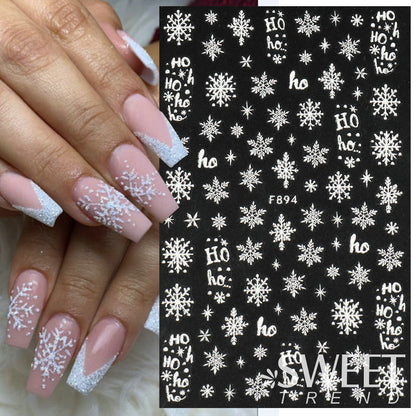 Sweet Trend Christmas Nail Art Sticker Mask Queen Nepal