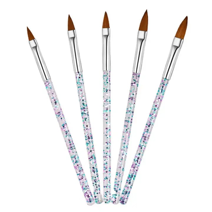 5 Pcs Nail Crystal Carved Nail Pens Nail Art Brush Pen Set Mask Queen Nepal