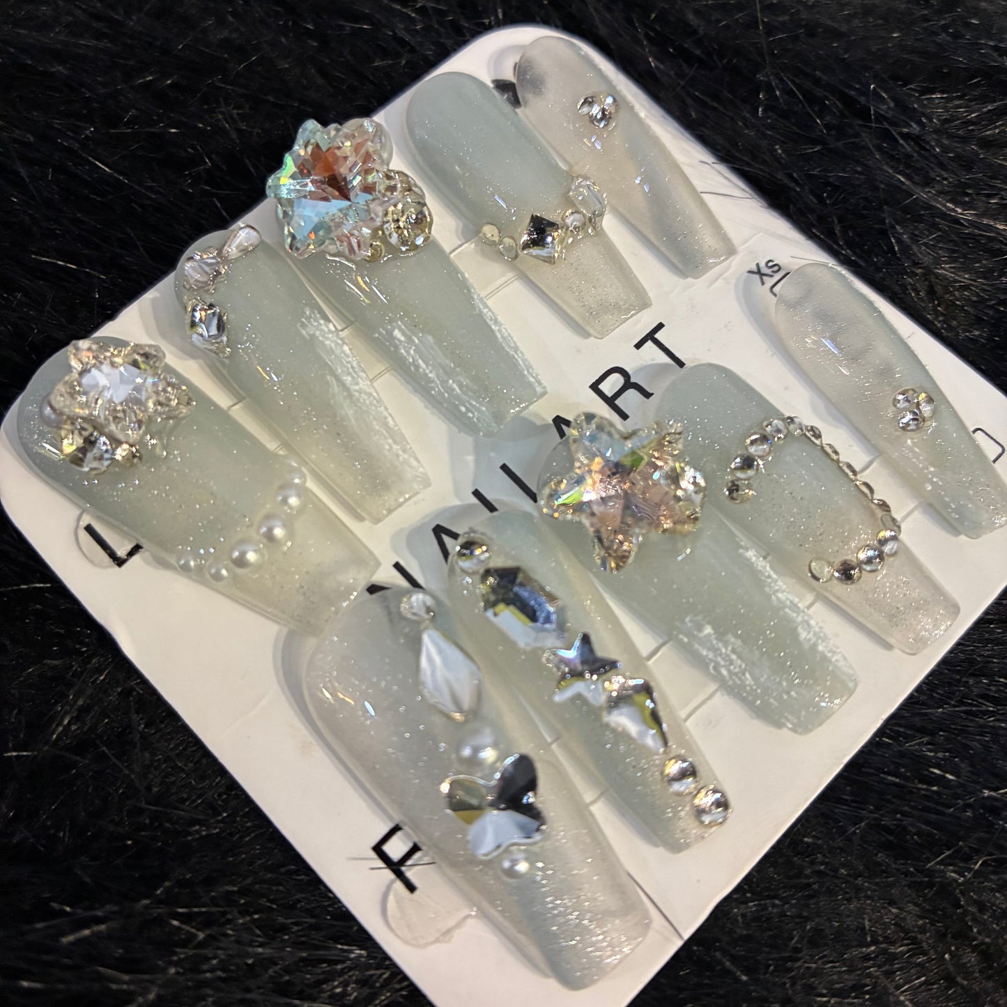Press On Nails 10Pcs Code-BF (040+) Easy Beauty Nepal