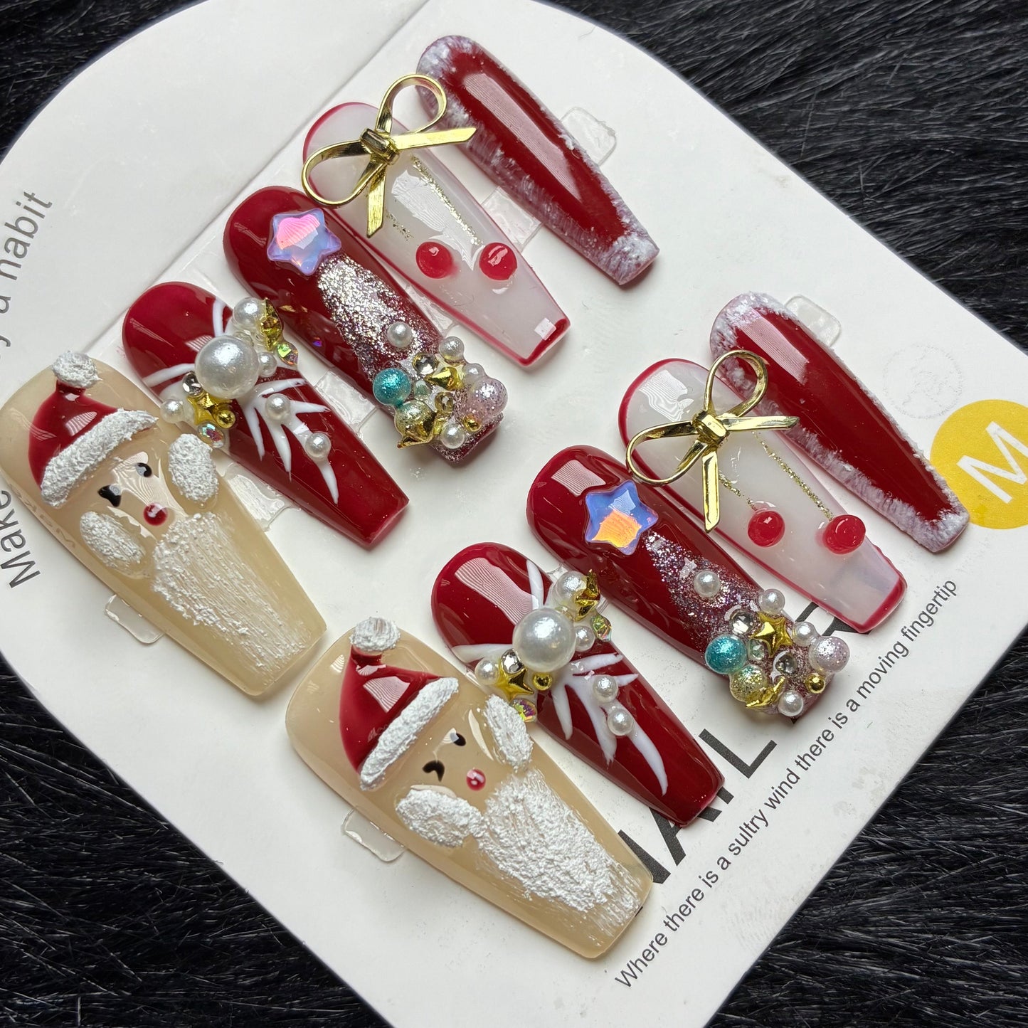 Press On Nails 10Pcs Code-Number (1000+) Easy Beauty Nepal