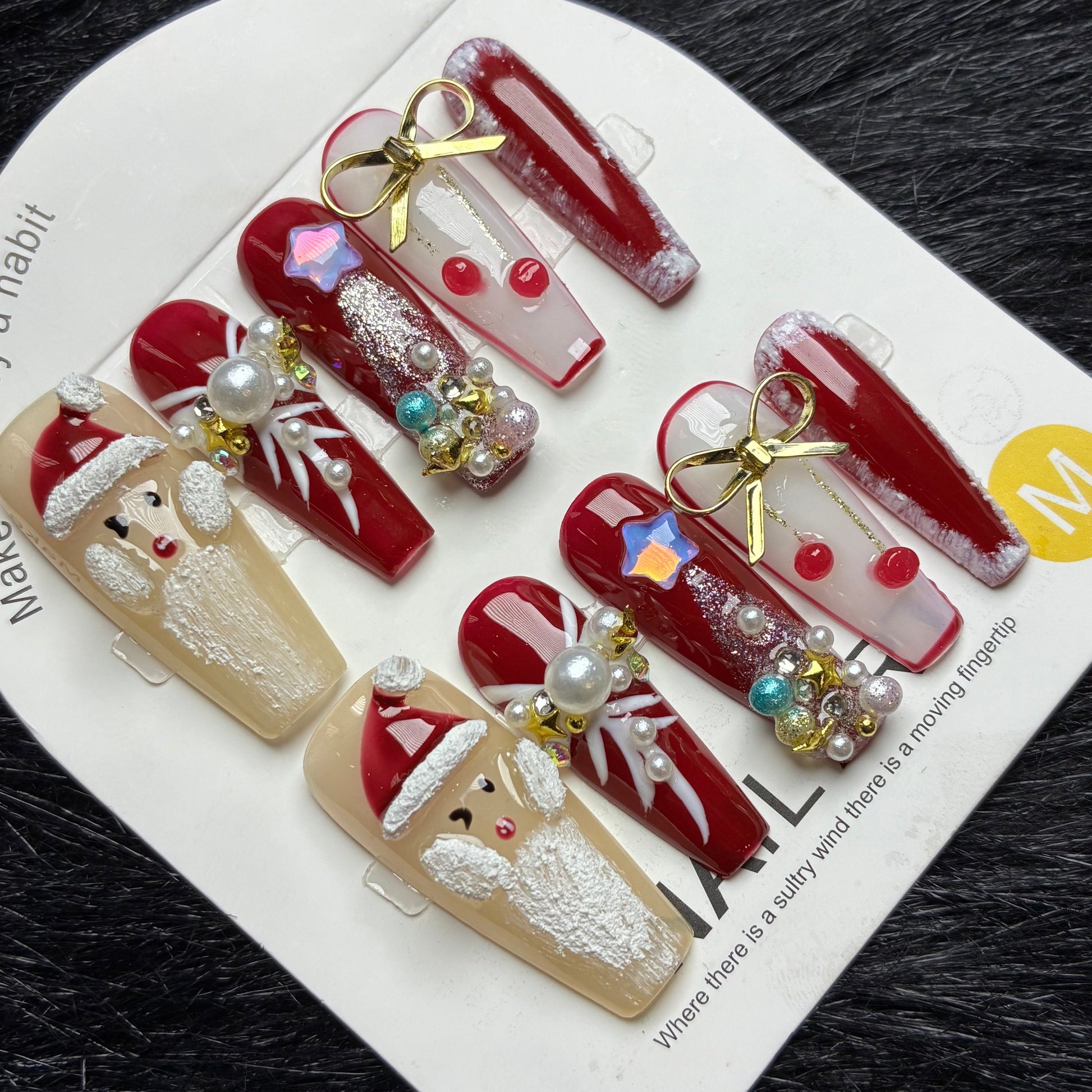 Press On Nails 10Pcs Code-Number (1000+) Easy Beauty Nepal