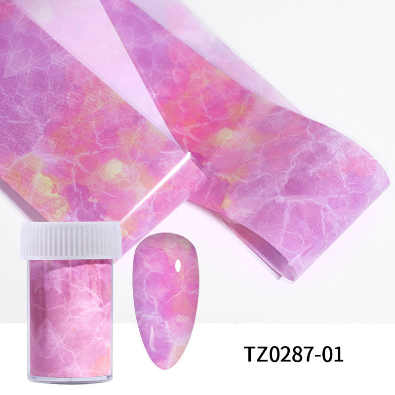 Nail Foil Transfer Sticker Decals Colorful Holographic Transfer Nail Foils Manicure Tips Decoration Mask Queen Nepal