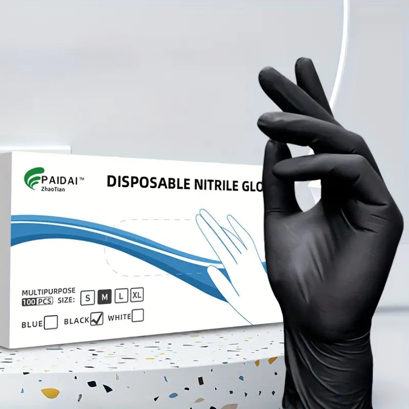 100 PCS/Box & 50 PCS/Sealed Bag Disposable Nitrile Gloves Mask Queen Nepal