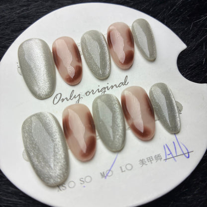 Press On Nails 10Pcs Code-MT Easy Beauty Nepal