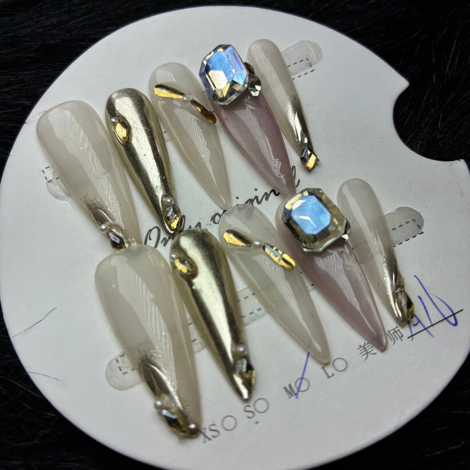 Press On Nails 10Pcs Code-MT Easy Beauty Nepal