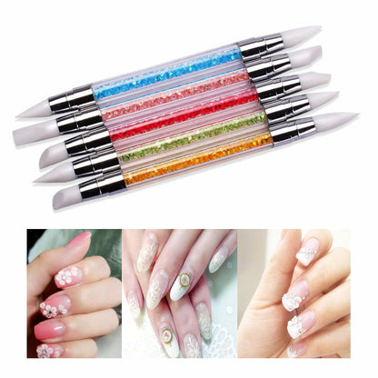 Generic 5Pcs Flexible Silicone Brush Nail Tools For 3D Gel Set Mask Queen Nepal