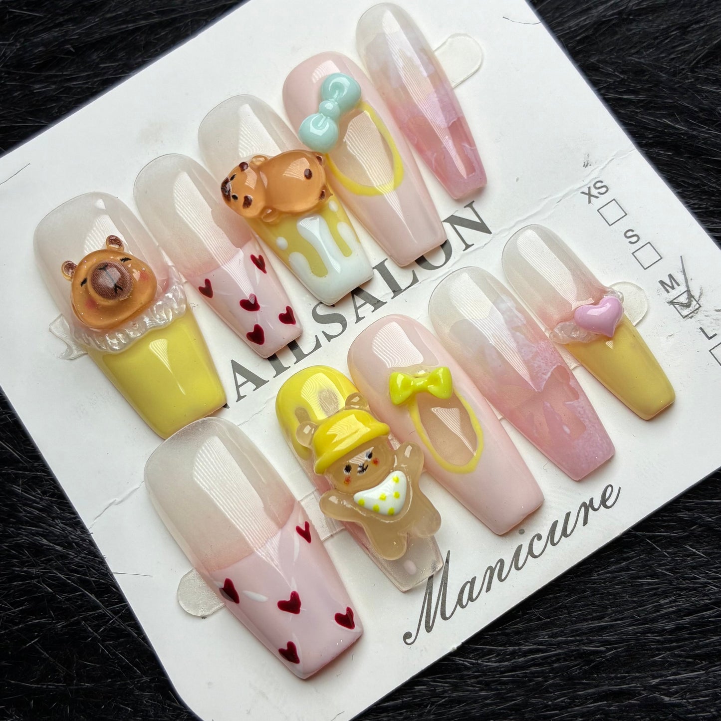 Press On Nails 10Pcs Code-Number (2000+) Easy Beauty Nepal