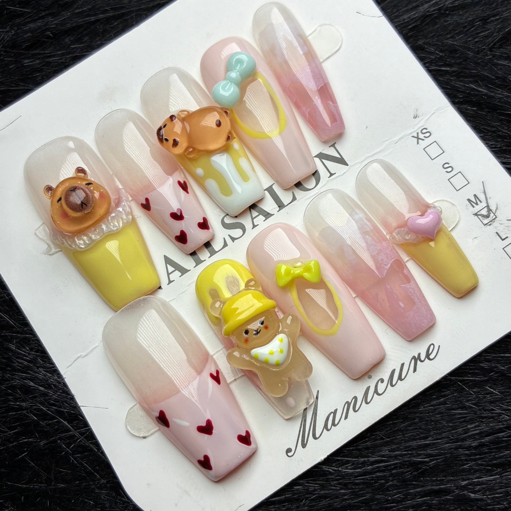 Press On Nails 10Pcs Code-Number (2000+) Easy Beauty Nepal