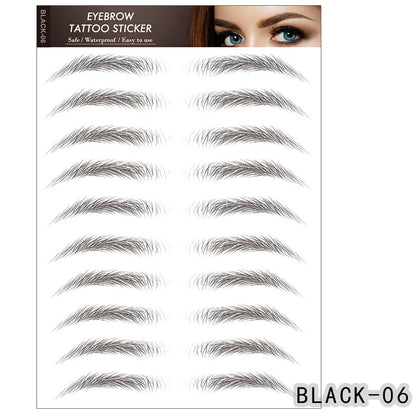 6D Eyebrow Tattoo Sticker Professional Waterproof Eyebrow Mask Queen Nepal