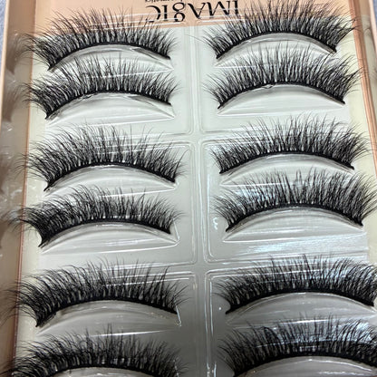 IMAGIC Professional Cosmetics Handmade 3D False Eyelashes Kit Easy Beauty Nepal