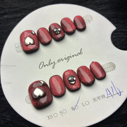 Press On Nails 10Pcs Code-MT Easy Beauty Nepal