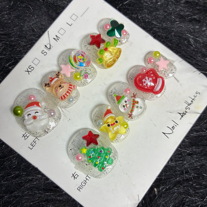 Press On Nails 10Pcs Code-BF (001+) Easy Beauty Nepal
