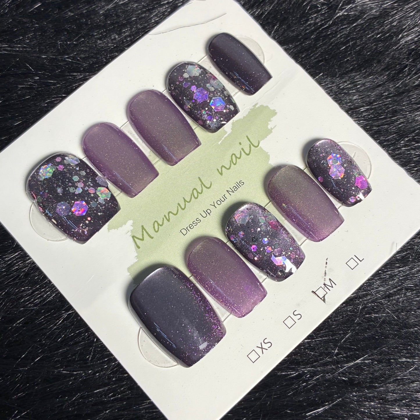 Press On Nails 10Pcs Code-EB Easy Beauty Nepal