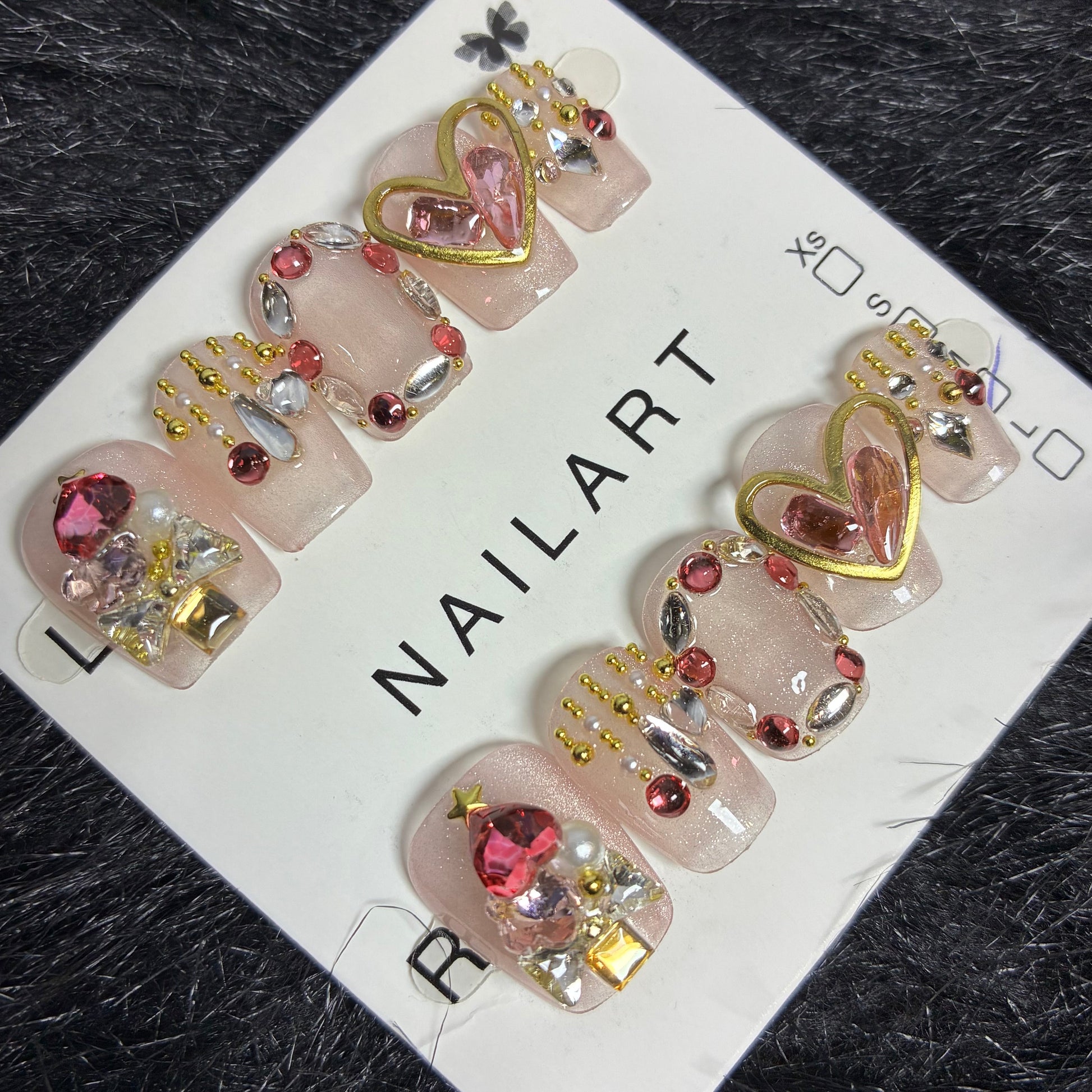 Press On Nails 10Pcs Code-BF (001+) Easy Beauty Nepal