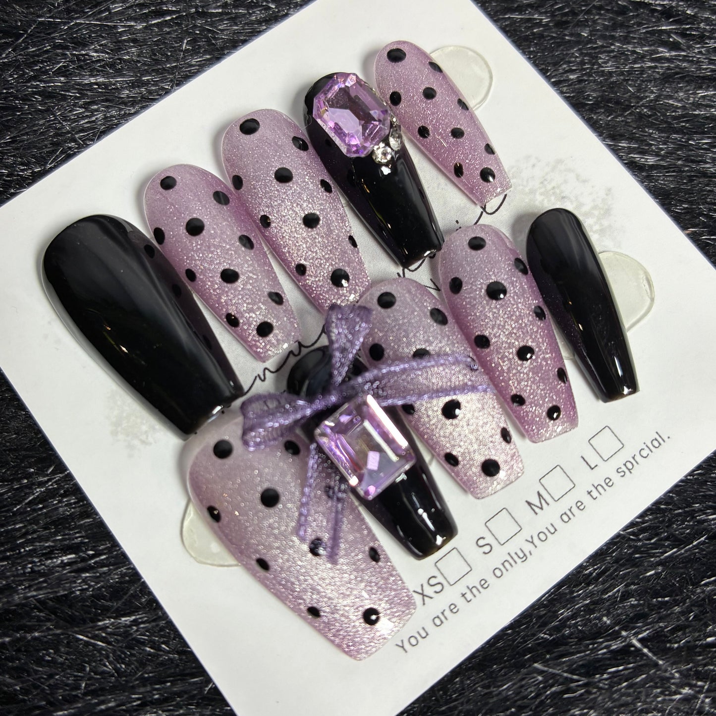 Press On Nails 10Pcs Code-L (000+) Easy Beauty Nepal