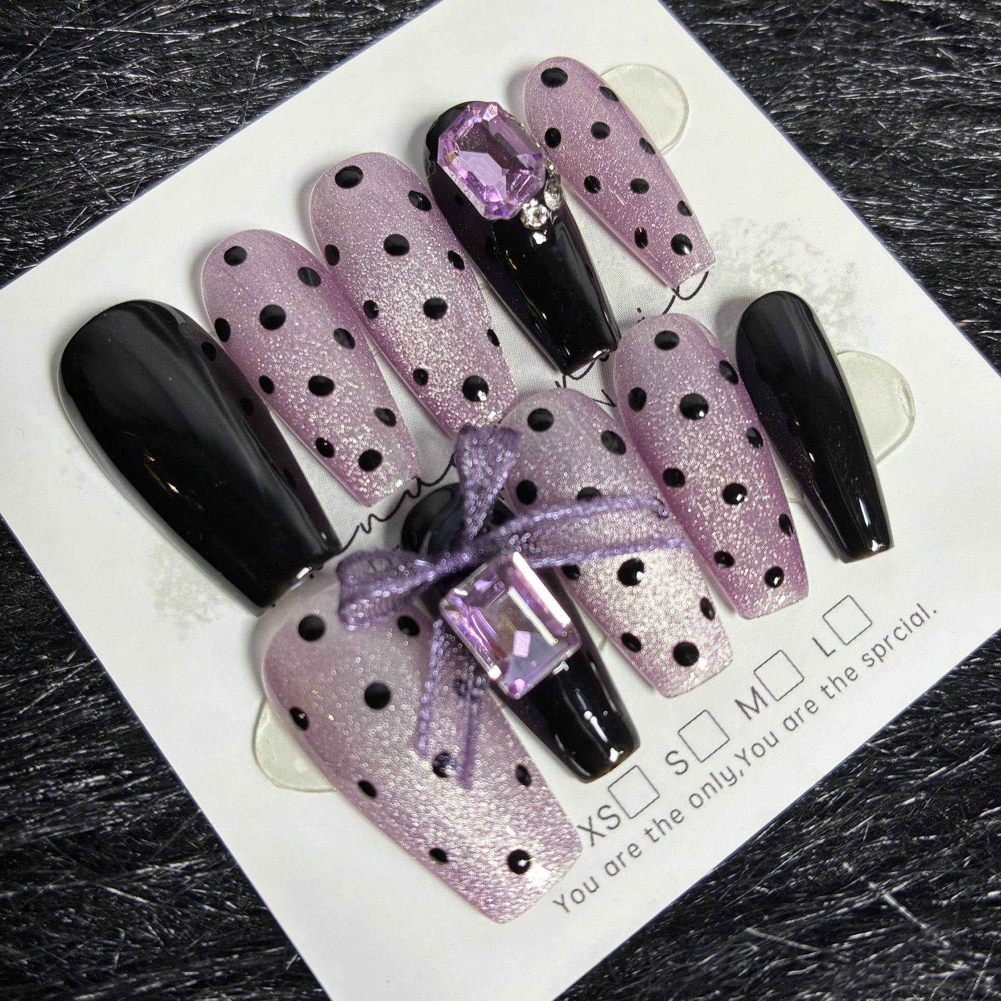 Press On Nails 10Pcs Code-L (000+) Easy Beauty Nepal