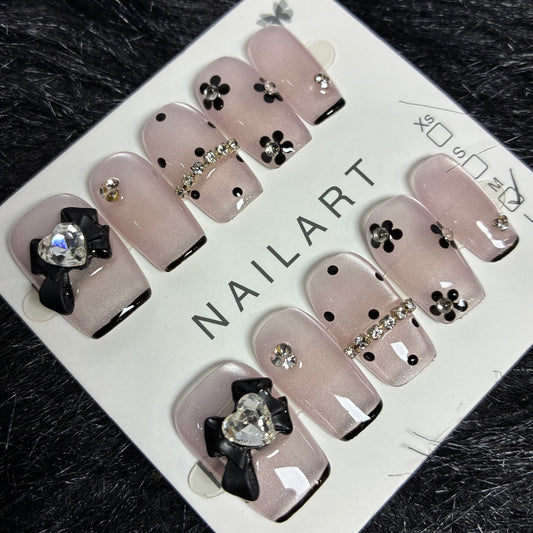 Press On Nails 10Pcs Code-BF (001+) Easy Beauty Nepal