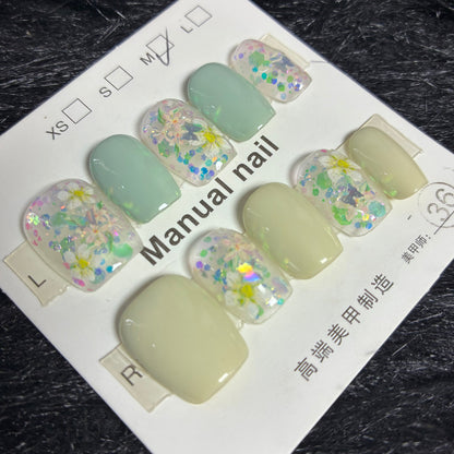 Press On Nails 10Pcs Code-S Easy Beauty Nepal