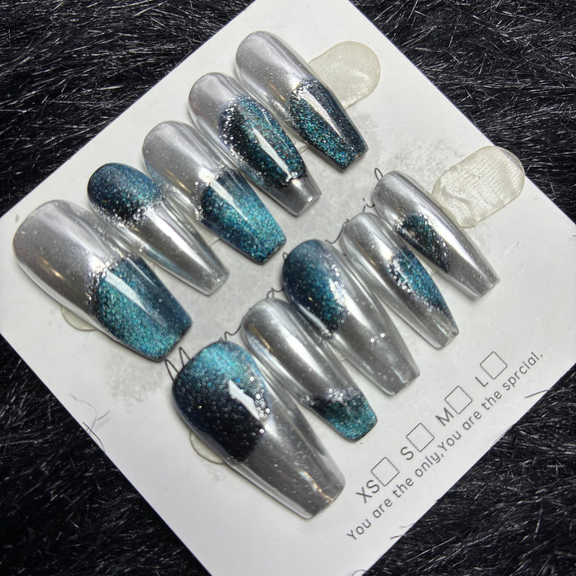 Press On Nails 10Pcs Code-L (090+) Easy Beauty Nepal