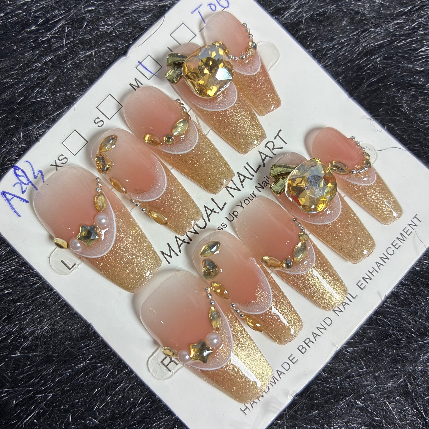 Press On Nails 10Pcs Code-L (060+) Easy Beauty Nepal