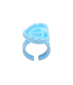 MQ Eyelash Glue Ring Holder Disposable Plastic Dual Sided Ring. Mask Queen Nepal