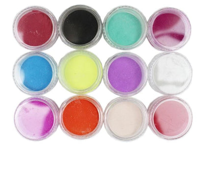 12 Color Acrylic Powder Set Mask Queen Nepal