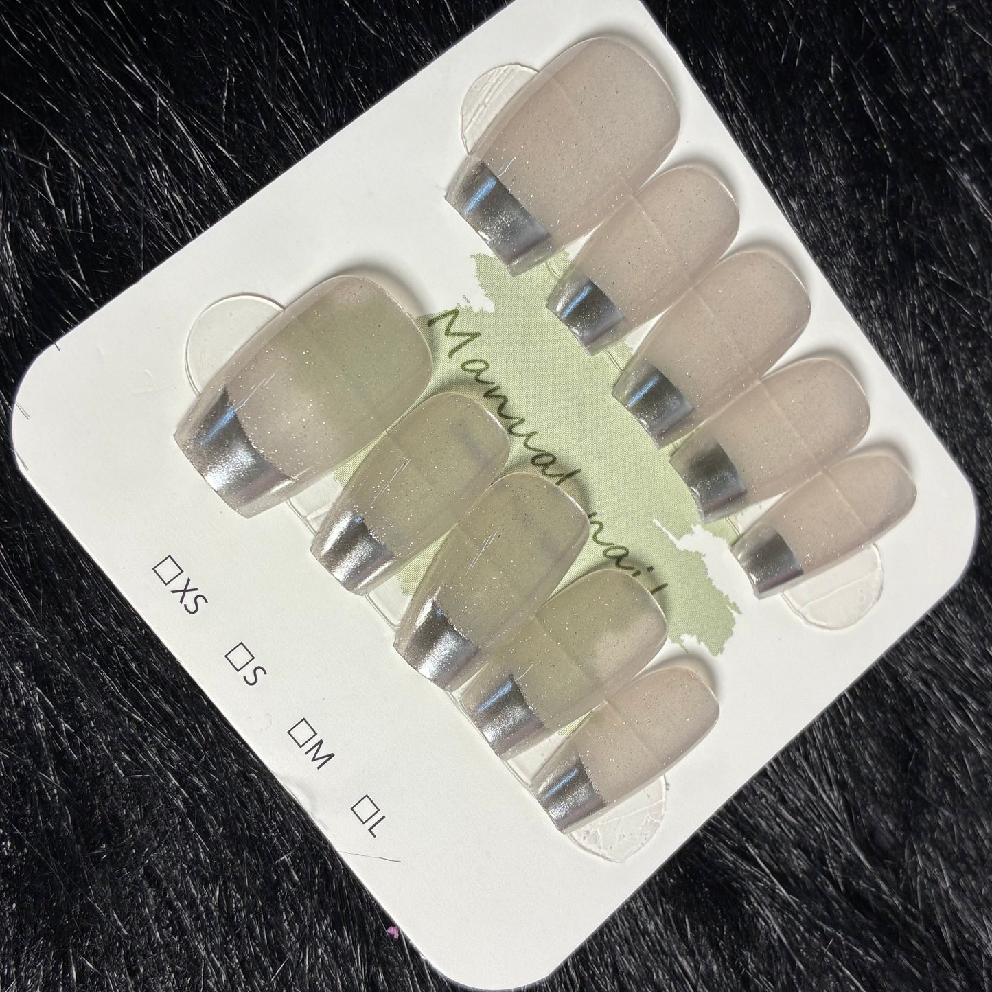 Press On Nails 10Pcs Code-EB Easy Beauty Nepal
