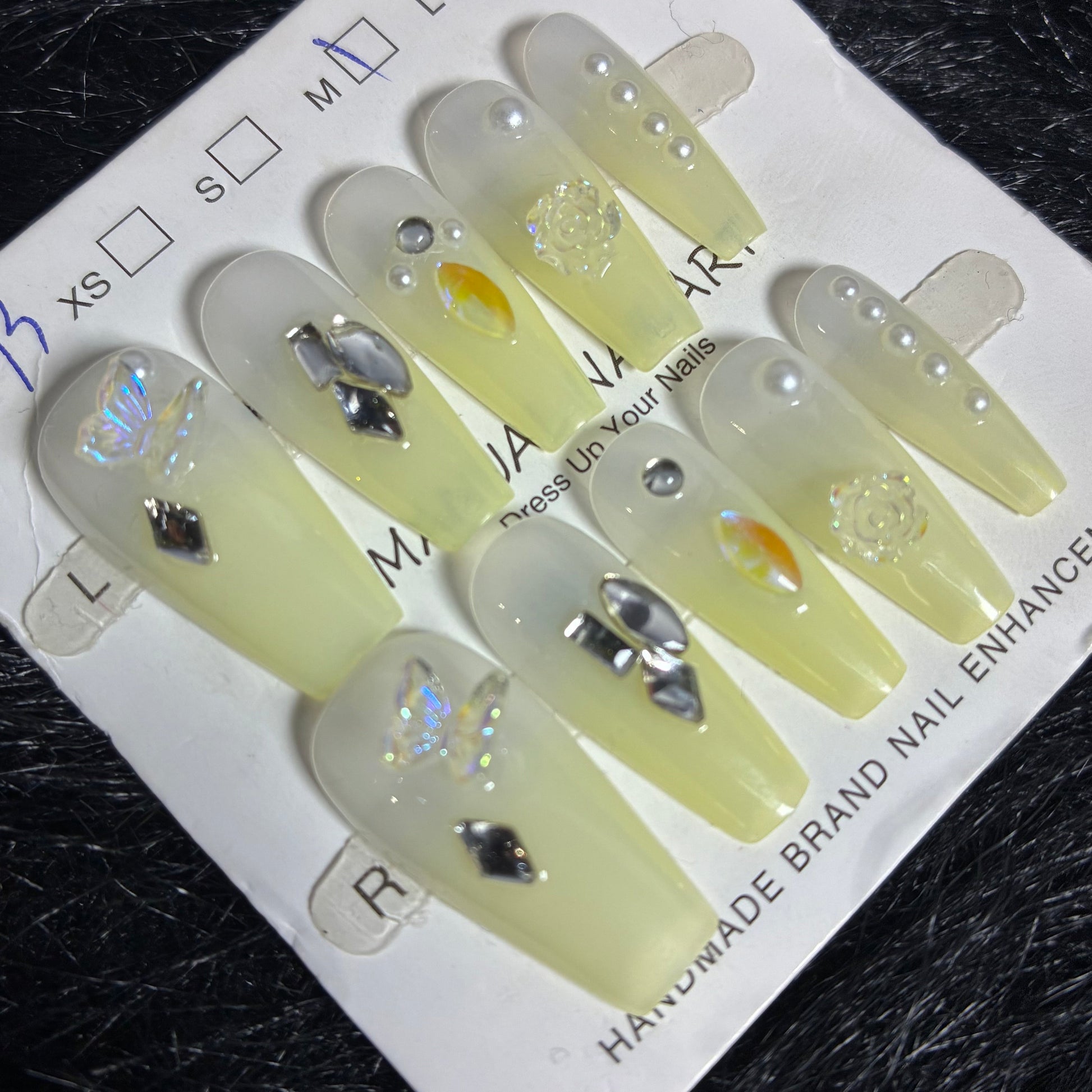 Press On Nails 10Pcs Code-C Easy Beauty Nepal