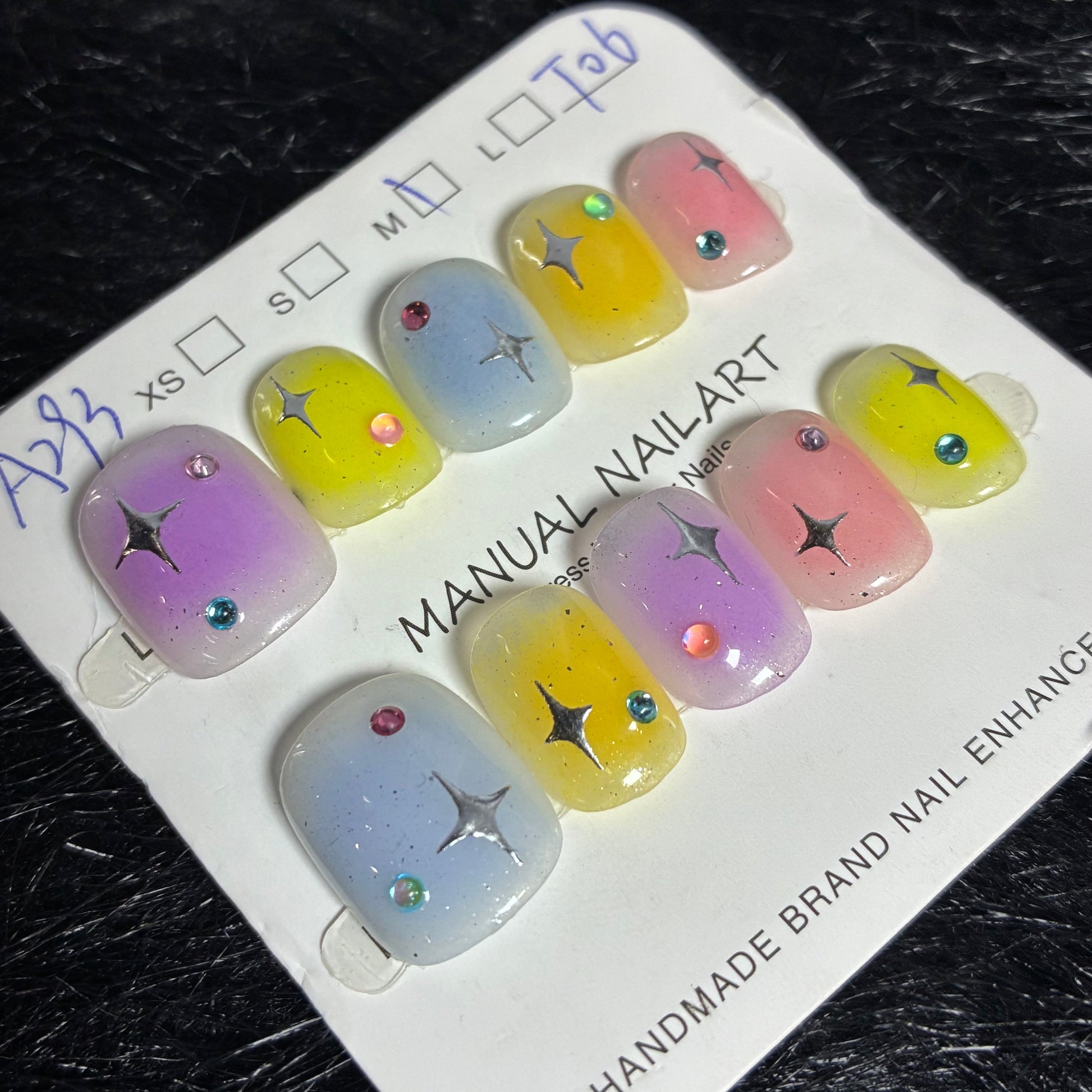 Press On Nails 10Pcs Code-C Easy Beauty Nepal