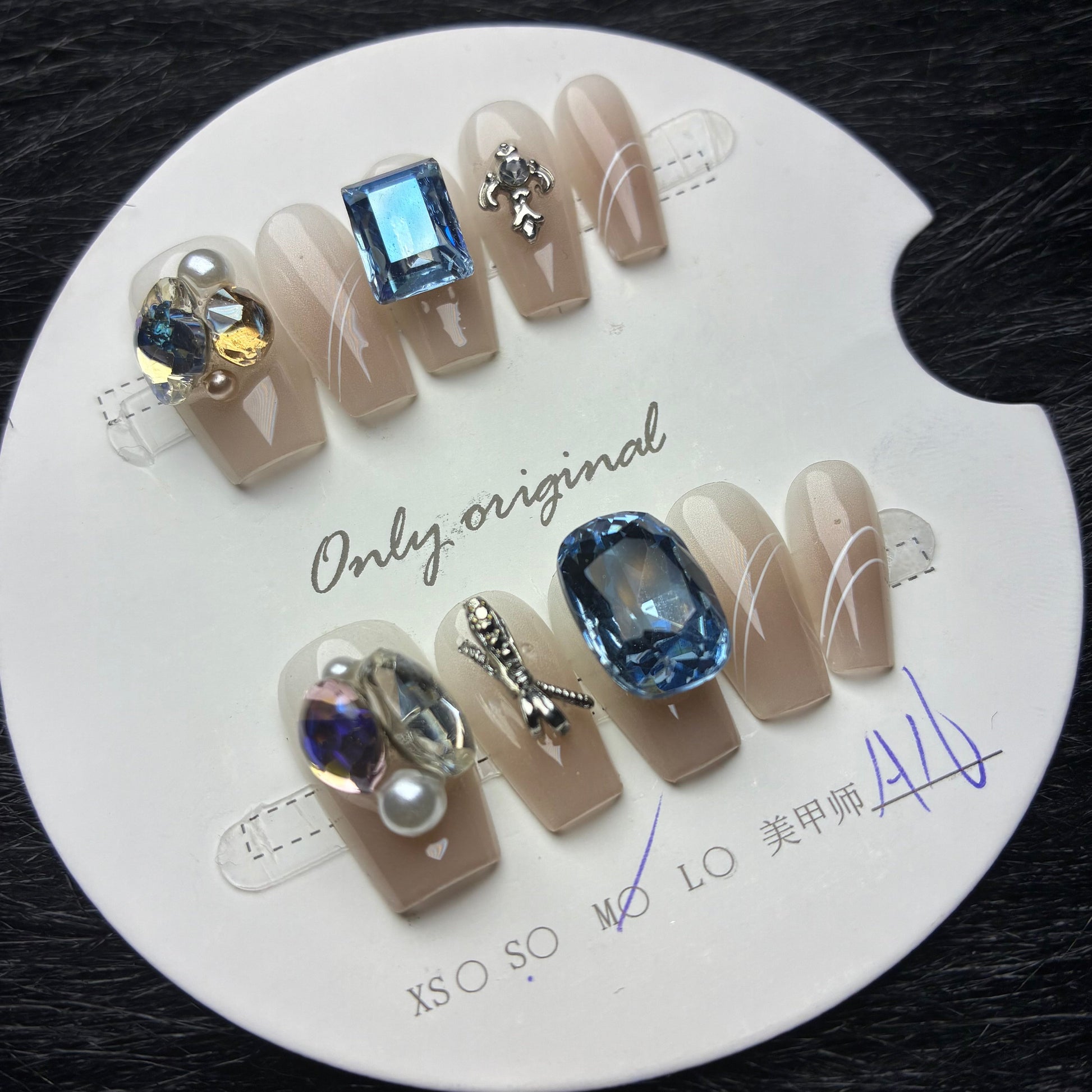 Press On Nails 10Pcs Code-MT Easy Beauty Nepal