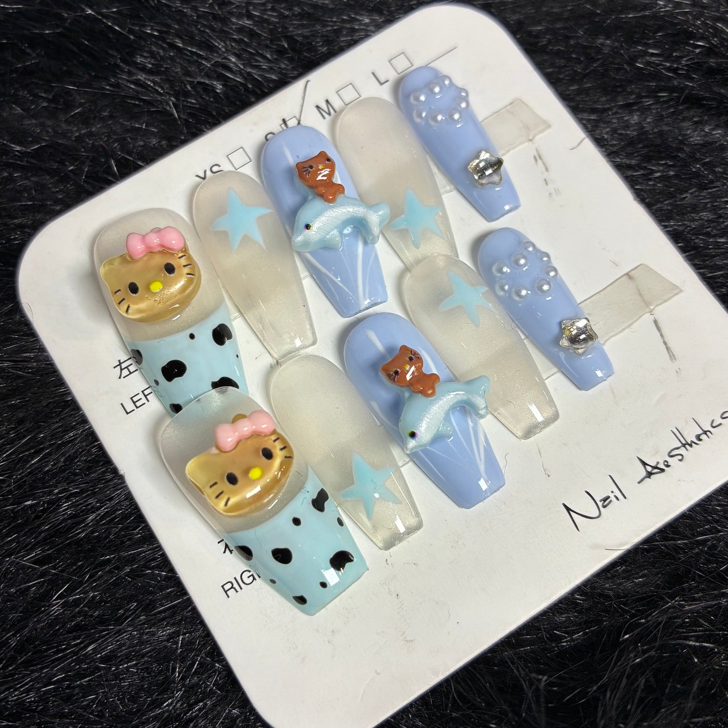 Press On Nails 10Pcs Code-BF (020+) Easy Beauty Nepal