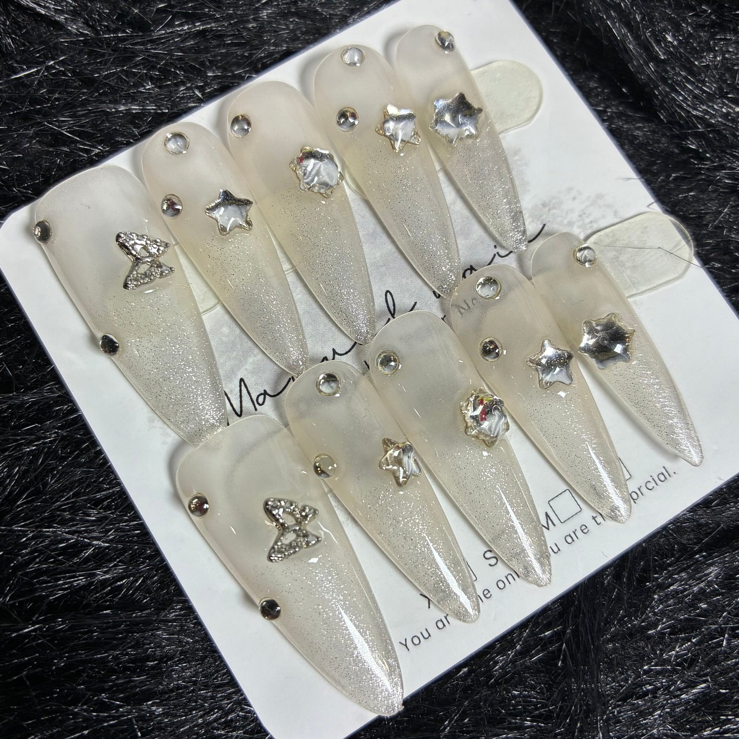 Press On Nails 10Pcs Code-L (030+) Easy Beauty Nepal