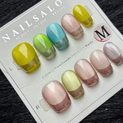 Press On Nails 10Pcs Code-Number (1000+) Easy Beauty Nepal