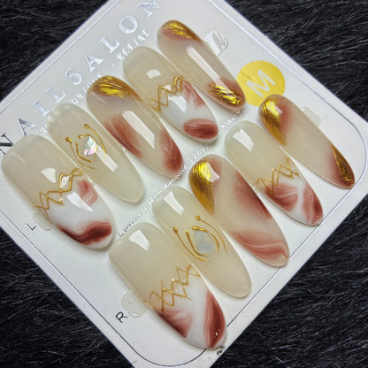 Press On Nails 10Pcs Code-Number (1000+) Easy Beauty Nepal