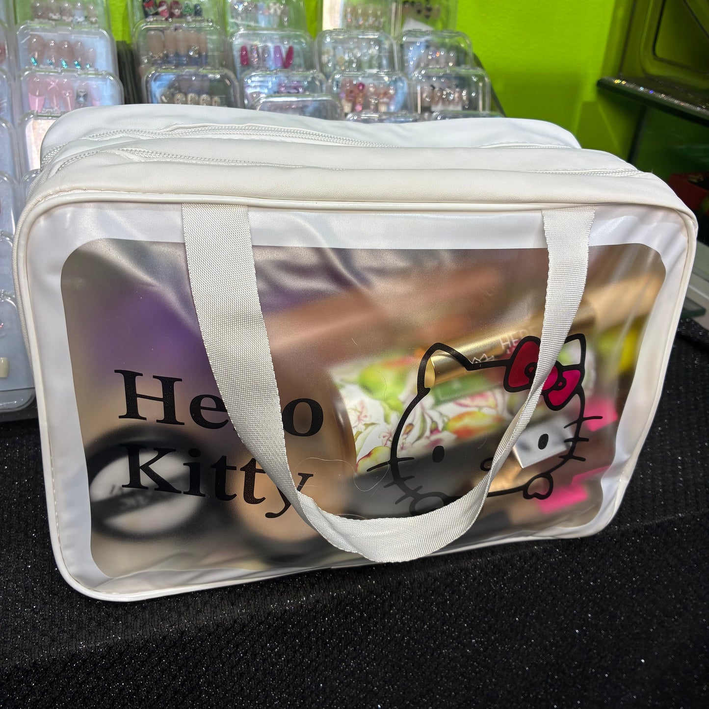 Hello Kitty Large Translucent Makeup Travel Bag Mask Queen Nepal